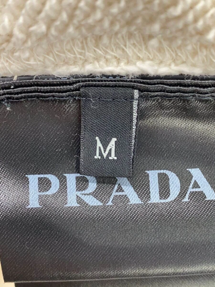 Felpa con cappuccio PRADA M cotone color panna usata
