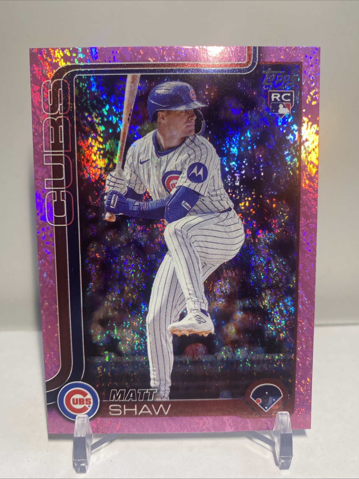 2025 Topps Update Series - Matt Shaw #US200 Pink Holo Foil (RC)