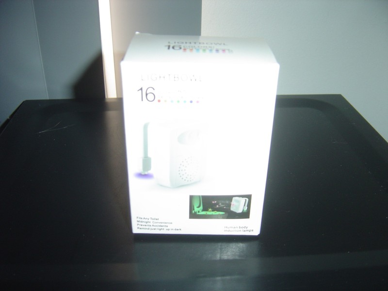 New Mini LED Motion Sensor Toilet Light 16-Color Night Light for Bathroom Bowl