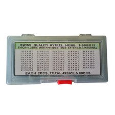 Waterproof I-Ring Gasket For 1.5mm Thick Round Watch Glass Crystal Repair D