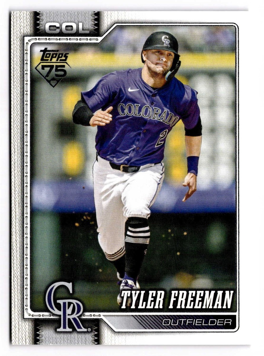 2026 Topps 75 Series One - Tyler Freeman #199 Colorado Rockies | eBay