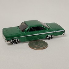 Hot Wheels '62 Chevy Green 1:64 Scale Low Rider HW All Stars 2008