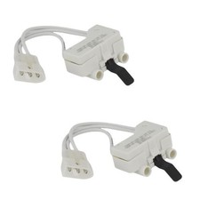  2 Pack 3406107 Dryer Door Switch for Whirlpool, Kenmore Roper Maytag WP3406107