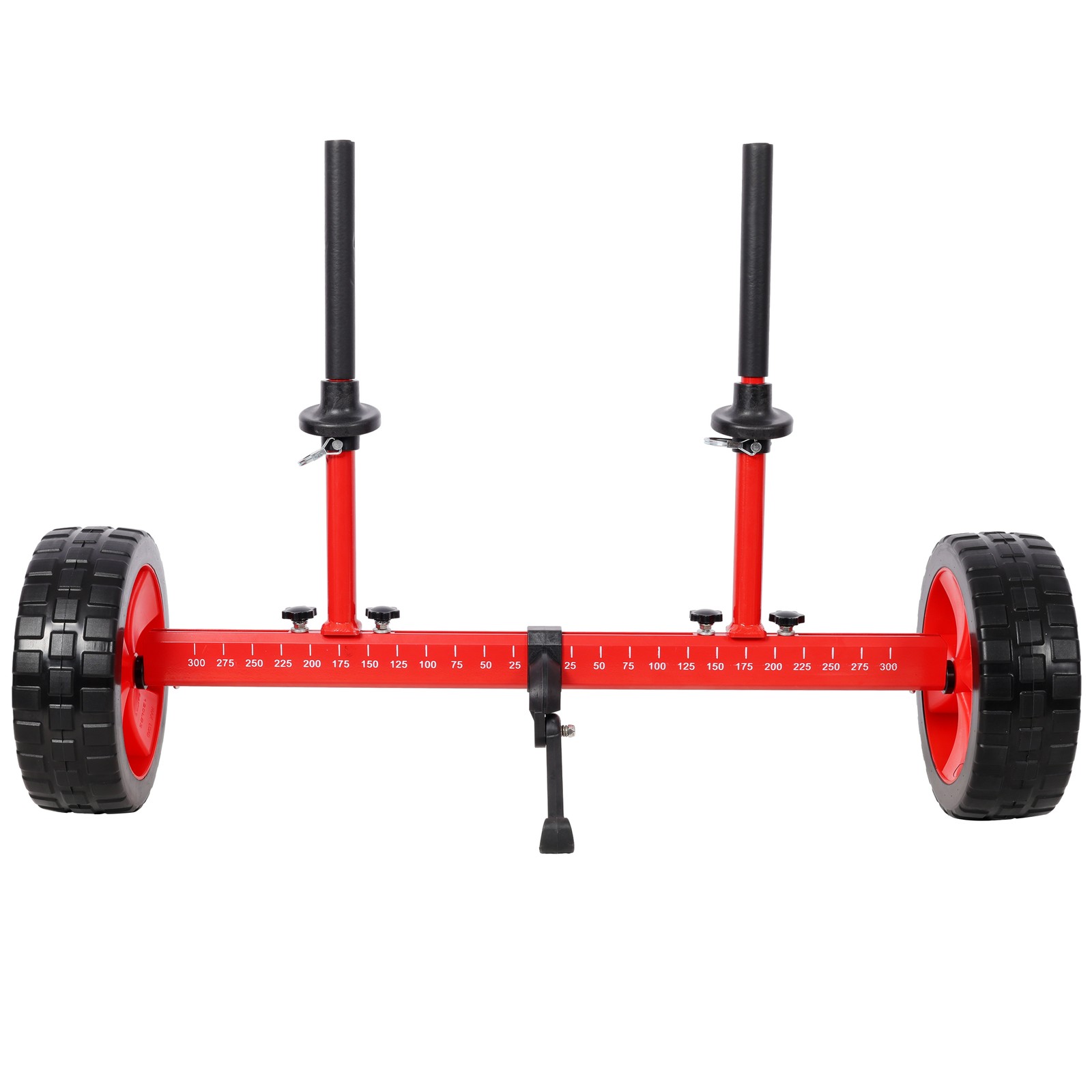 Sit On Top Kayak Cart, Heavy-Duty Plug-in Kayak Cart Dolly w/10'' wheels Red