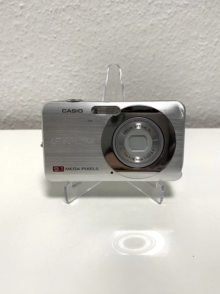 Casio Exilim EX-Z21 Silber / Kompakte Retro Digitalkamera / Geprüft ✅ - Bild 3 von 4