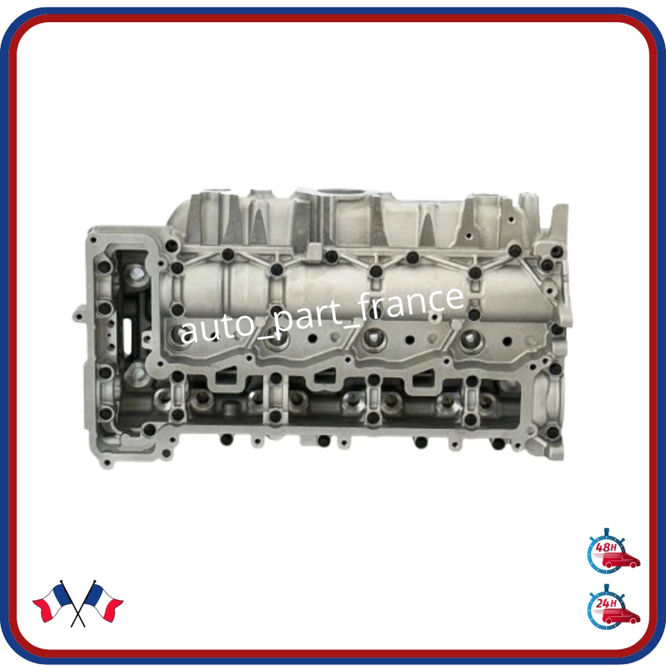 Culasse moteur DW10 – Réf. 908997 / 1609073180 / 1864346 – 2.0 HDI – Compatible - Photo 1/3