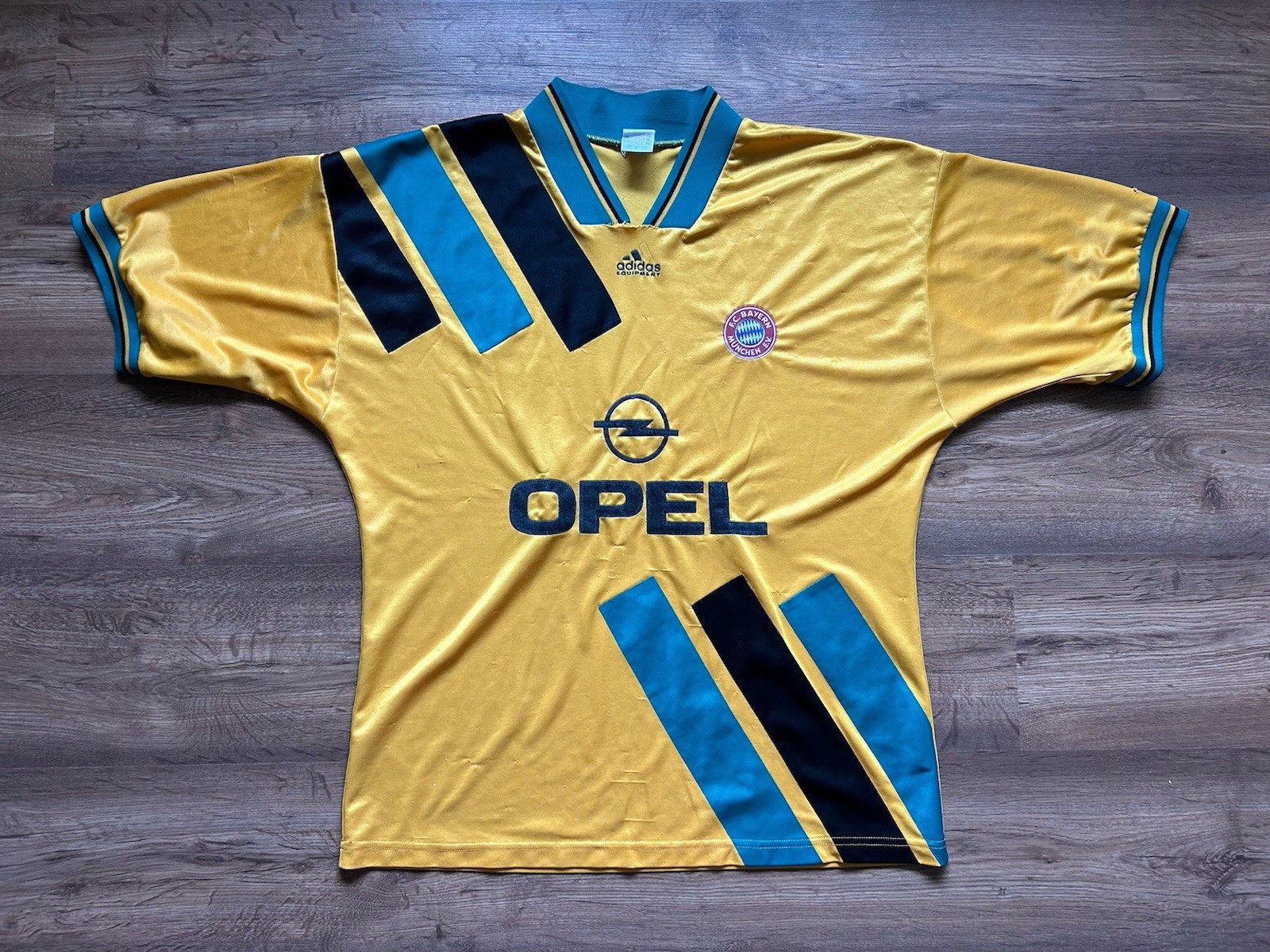 VINTAGE BAYERN MUNICH GERMANY 1993/1996 AWAY FOOTBALL SHIRT JERSEY ADIDAS