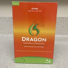 Dragon Nuance Naturally Speaking Home V.11 Software di riconoscimento vocale LEGGI!