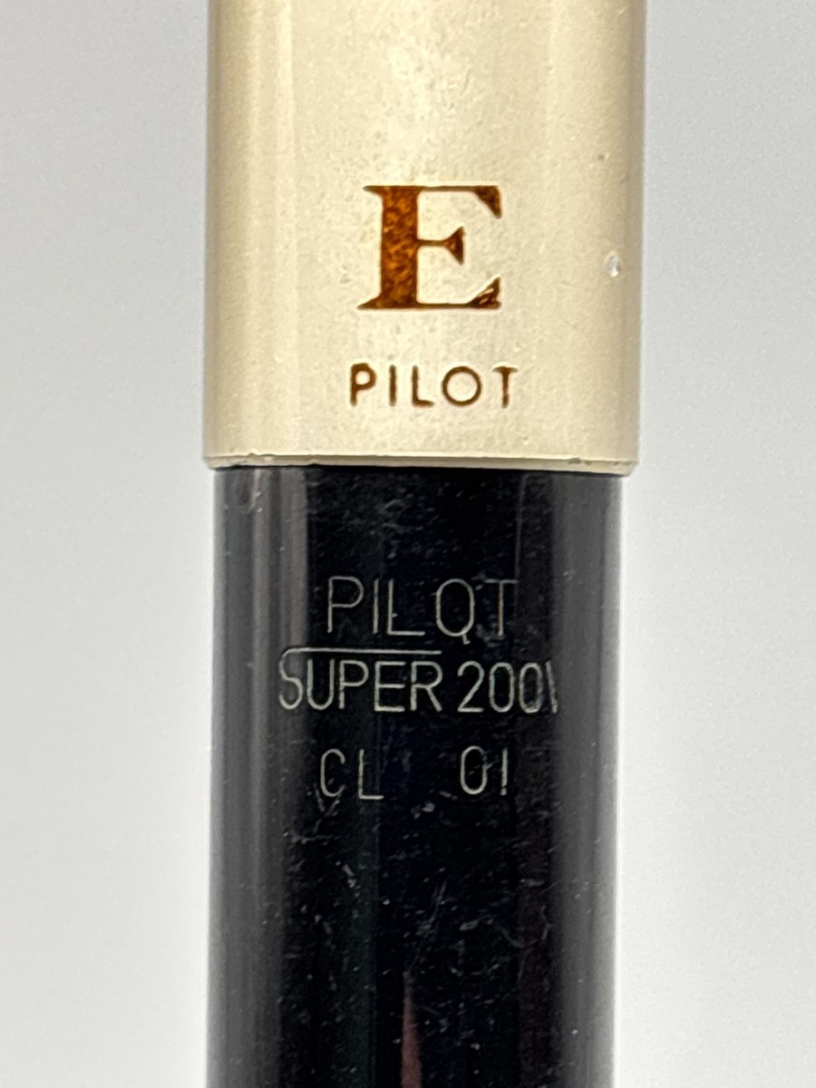 Vintage Pilot Super 200V Fountain Pen 14K Fine Nib Black from