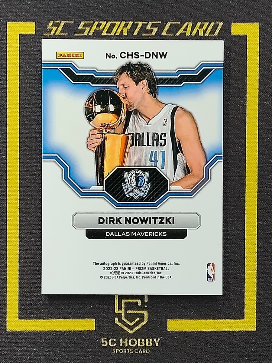 2022-23 Panini Prizm - Champion Signatures Dirk Nowitzki #CHS-7