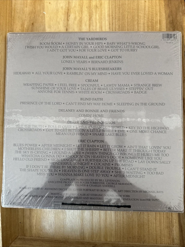 Vintage (1988) Box Set Chrome Edition Eric Clapton Crossroads 4 Cassettes w/book - Image 2 of 3