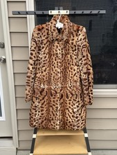 Leopard Print Fur Coat