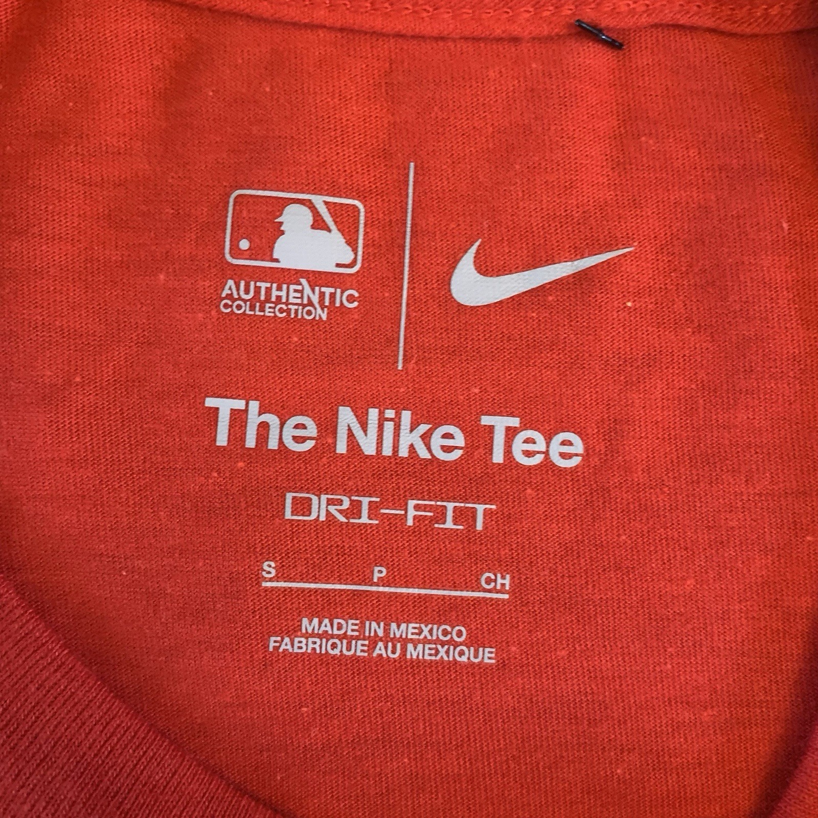 NWT Nike Washington Nationals Shirt Mens Small Red Authentic Collection Dri-Fit thumbnail 4