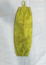 HANDMADE PLASTIC GROCERY BAG HOLDER KITCHEN-GARAGE-LAUNDRY   SWIRLED GREEN PRINT