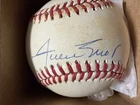 Willie Mays Autographed Official NL Baseball w Holder In Box - Score Board COA