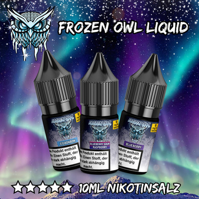 FROZEN OWL Nikotinsalz Liquid 10ml 10mg 20mg Nic Salt E-Liquid Pod System