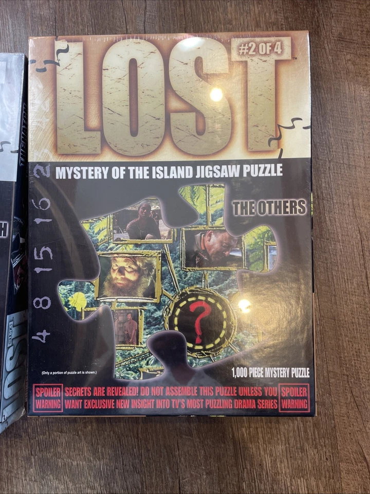 LOST 1, 2, 3 MYSTERY OF THE ISLAND NUMBERS 1000 PC JIGSAW PUZZLE 2006 Unopened - Image 4 of 4