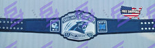 FS customised Carolina Panther NFL keep Pounding Title Belt 2mm brass