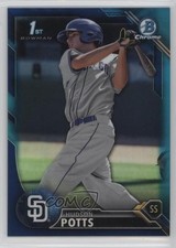 2016 Bowman Draft Chrome Picks Blue Refractor 96/150 Hudson Potts #BDC-52 a7p