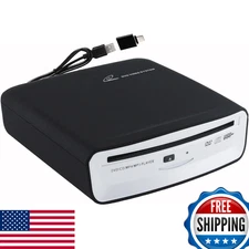 OAUW USB External Portable CD Player for Car, Android TV, MacBook, Laptops, Plug