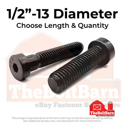 #ad #ad 1 2quot; 13 Low Socket Head Cap Screws Thermal Black Oxide Choose Length amp; Qty $329.43