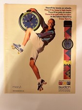 POP SWATCH SWISS WATCH VINTAGE PROMOTIONAL ADVERTISEMENT-1990 MACY S AD