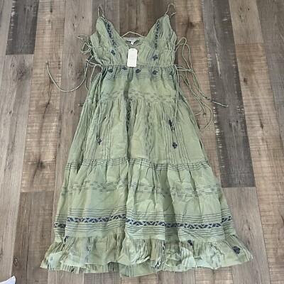 NWT Ash & Eden Divya Midi Dress Women's Size Small