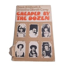 Cheaper by the Dozen Frank Gilbreth 1975 Hardback Book