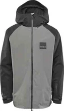 Thirtytwo Gateway 15k  Shell Snowboard Jacket, Men's Large Charcoal / Black New