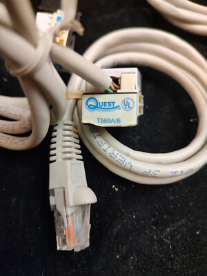 T568A/B - Quest Extension Cable Extender 30'' - (19 EACH)