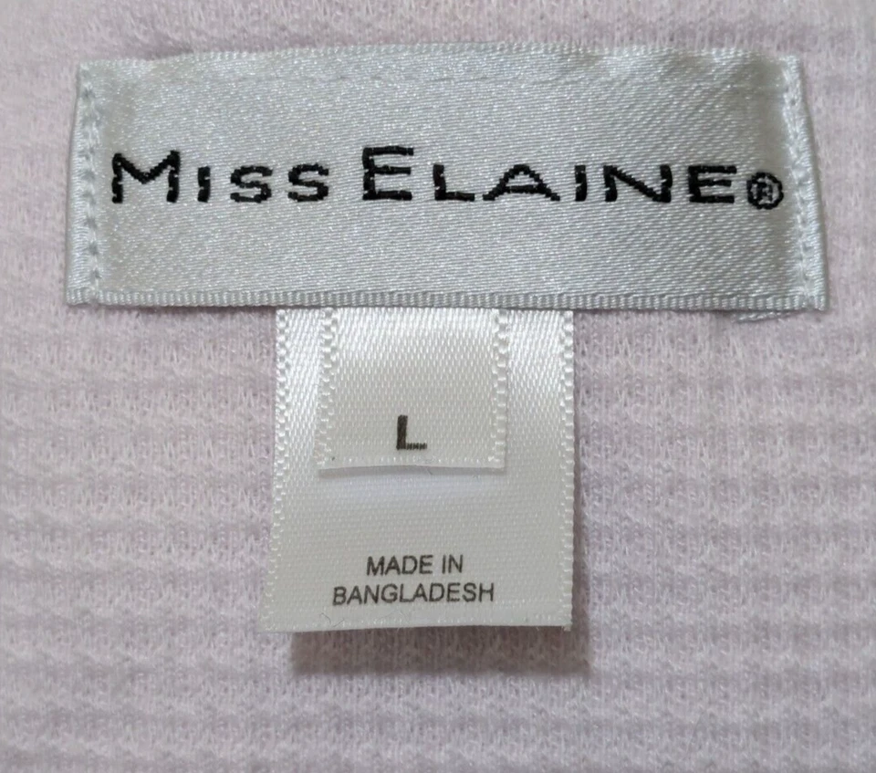 Bata Miss Elaine L Pintucks Bordada Rosas Cremallera Borla Larga 48" Bonita Foto 4 de 4