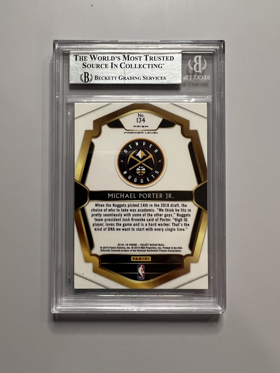 【75シリ】Michael Porter Jr. RC Select Prizm Michael Porter Jr Rookie Select Tri-Color Prizm Psa 9 | eBay
