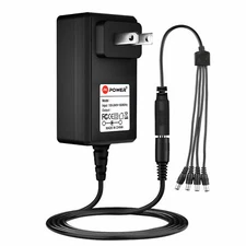 Pkpower AC/DC Adapter Charger Power Supply Cable Cord For CCTV Camera 5.5*2.1mm