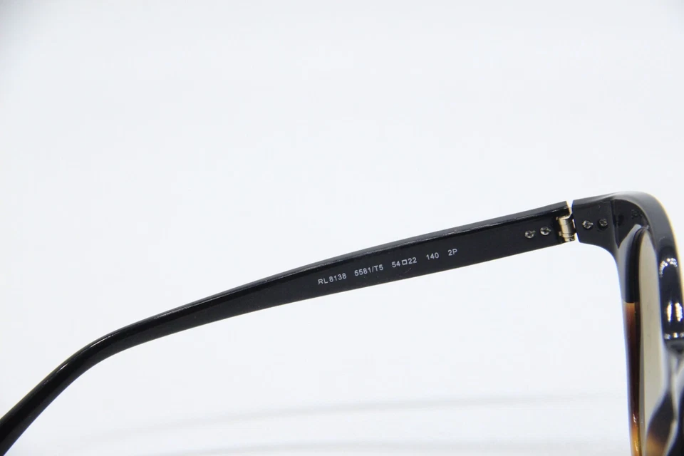 GAFAS DE SOL RALPH LAUREN RL 8138 5581/T5 NEGRAS HABANA MARCOS AUTÉNTICOS 54-22 Foto 3 de 4