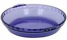 NEW PURPLE AMETHYST GLASS PYREX PIE PAN 10" DISH MADE IN USA! LAST ONE #9