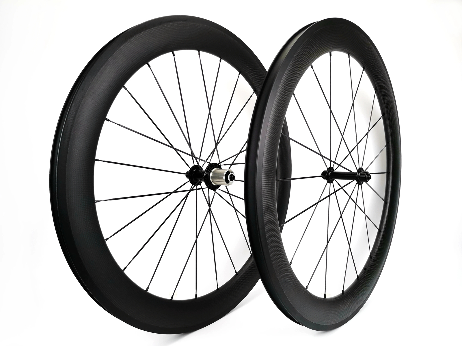 700C Road Bicycle V/Rim Brake Carbon Wheelset 38*25mm Clincher/Tubeless Wheels