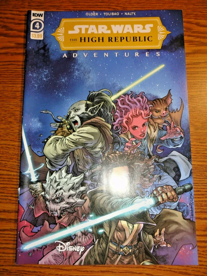 Star Wars Haut Republic Adventures #4 Tolibao A Housse NM 1st Imprimé IDW Disney - Photo 1/1