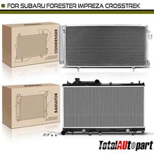 Radiator & AC Condenser Cooling Kit for Subaru Crosstrek 16-17 Forester Impreza