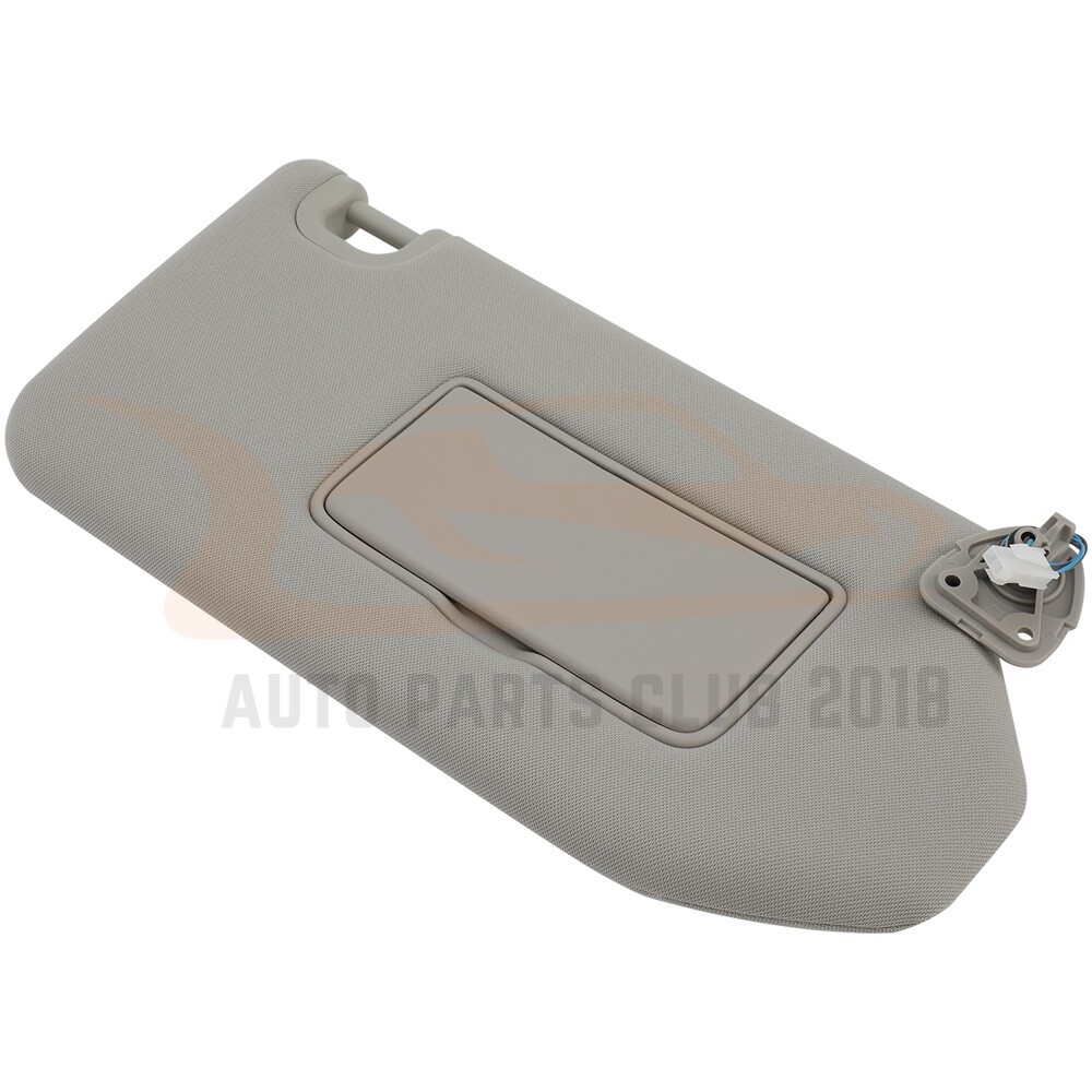 Gray Sun Visor LH+RH side W/Lamp for INFINITI JX35 QX60 Pathfinder