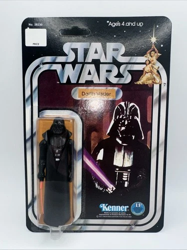 Vintage Star Wars Darth Vader, Luke Skywalker, Ben Kenobi On Custom Cards.