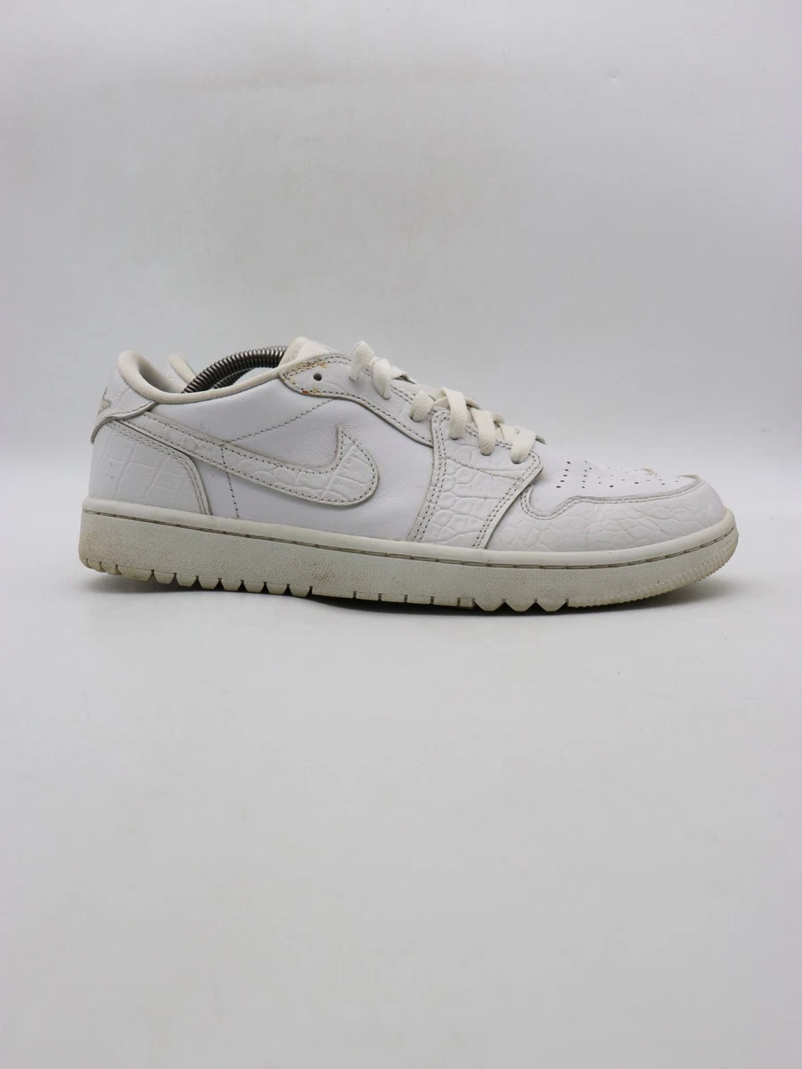 Jordan 1 Golf Low White Crocodile | eBay