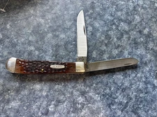 Case XX USA Trapper Knife 6254 SS - 5 Dot -2 Blades