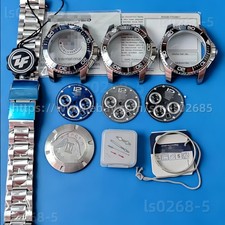 For DIY Watch Steel Case kit For 7750 Movemen...