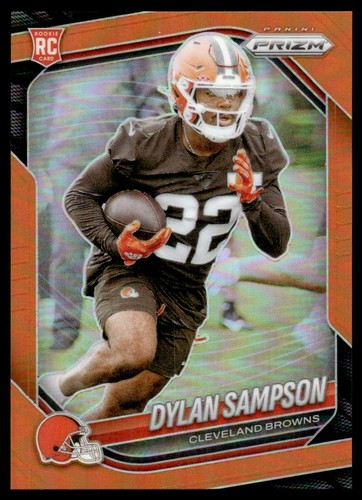 2025 Panini Prizm Orange Prizm Dylan Sampson Rookie 180/249 Cleveland Browns