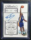 SHAQUILLE O'NEAL 2023-24 PANINI FLAWLESS #FST-SON SCORING TITLE AUTO AMETHYST /3