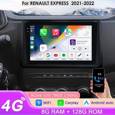 9'' Android14 Für Renault Express 2021-2022 Autoradio GPS Navi DSP CarPlay 8+128G