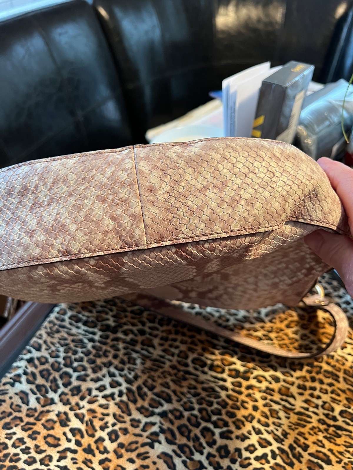 Michael Kors Python handbag  EUC - image 10
