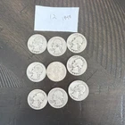 Set 9 Silver Quarters 90% Silver  1943 Quarters random mints/circulated lot  #12