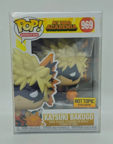 Funko Pop Katsuki Bakugo 969 Hot Topic Exclusive My Hero Academia w/Protector