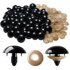120Pcs 24Mm Safety Eyes with Washers 24 Mm Safety Eyes Large Big Safety Eyes
